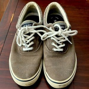 Men’s Sperry Tom Sider Stripers, Size 10.5